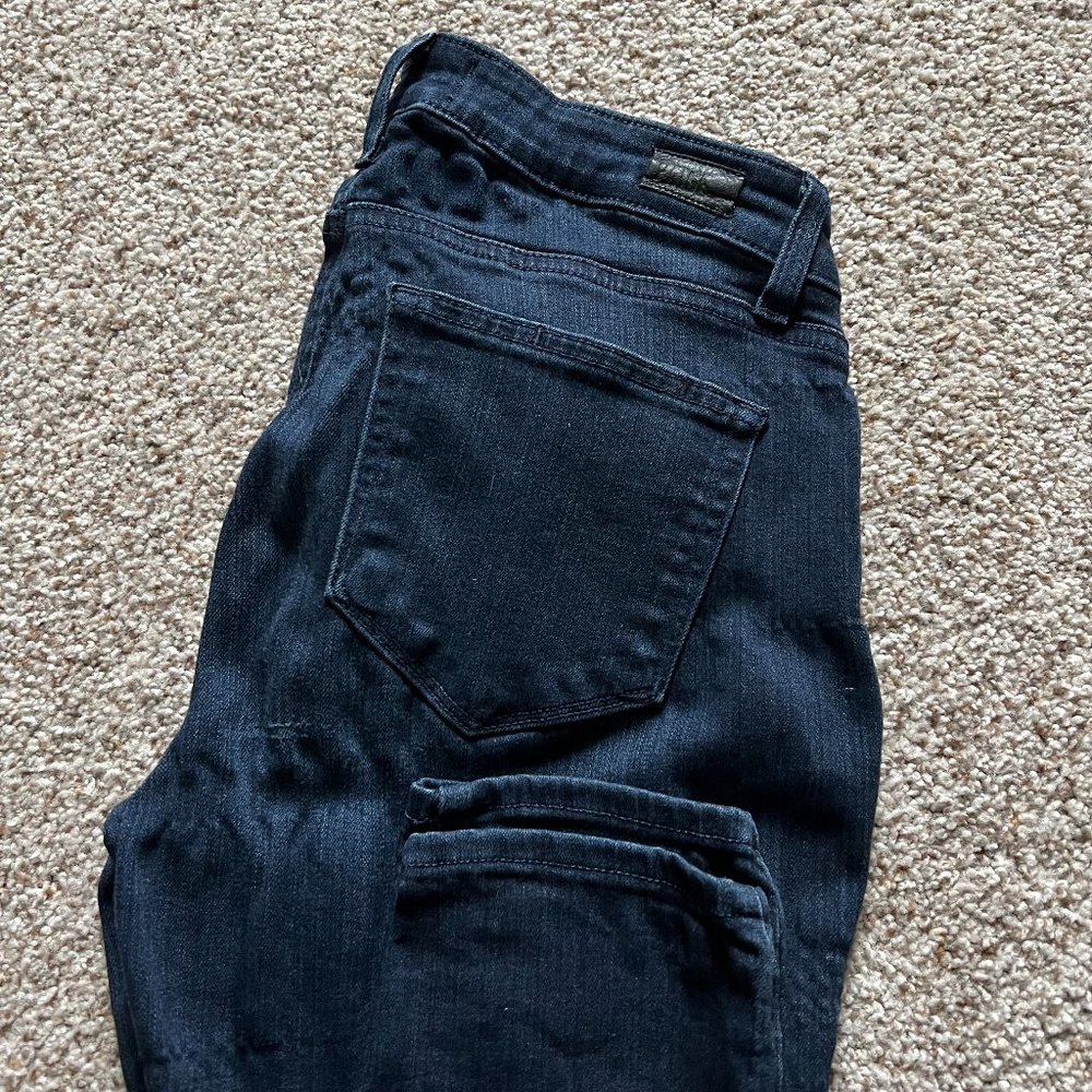 PAIGE Womens 28 Dark Wash Blue Verdugo Ankle Skinny Jeans